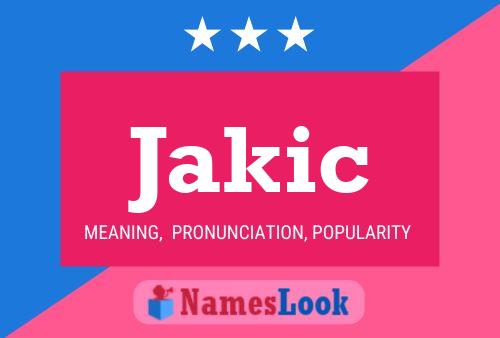 ملصق اسم Jakic