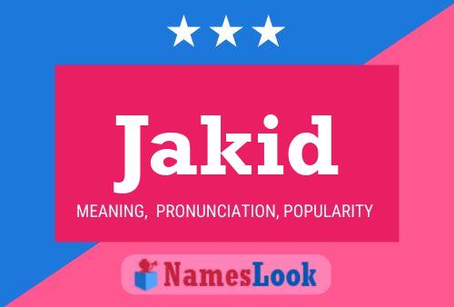 ملصق اسم Jakid