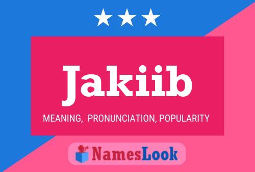 ملصق اسم Jakiib