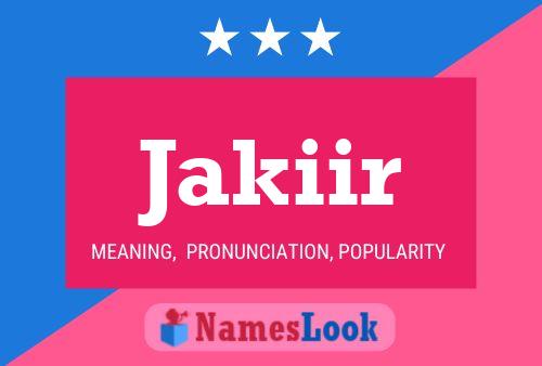 ملصق اسم Jakiir