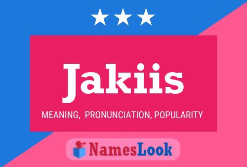 ملصق اسم Jakiis