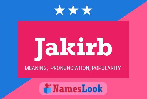 ملصق اسم Jakirb