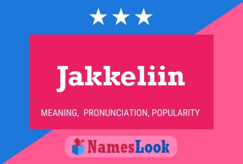 ملصق اسم Jakkeliin