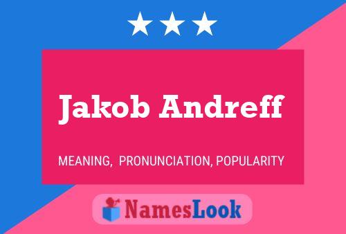 ملصق اسم Jakob Andreff