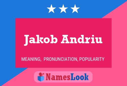 ملصق اسم Jakob Andriu