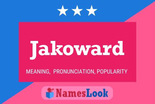 ملصق اسم Jakoward