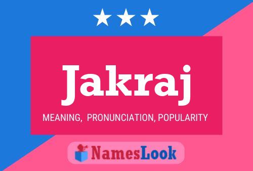 ملصق اسم Jakraj