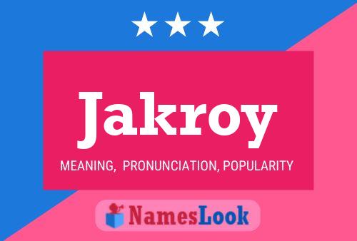 ملصق اسم Jakroy