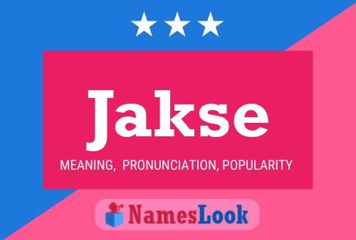 ملصق اسم Jakse