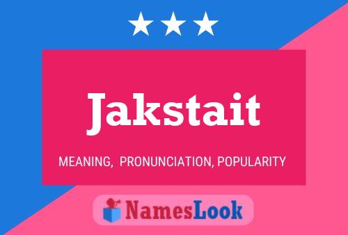 ملصق اسم Jakstait