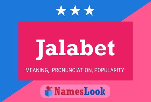 ملصق اسم Jalabet