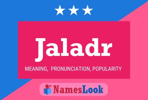 ملصق اسم Jaladr