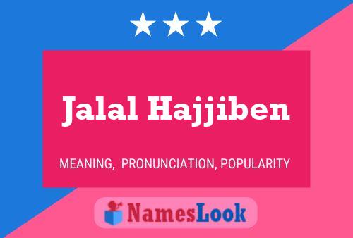 ملصق اسم Jalal Hajjiben