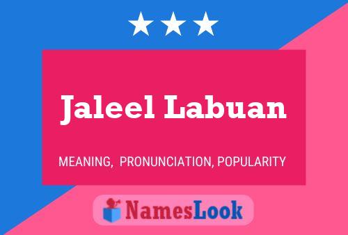 ملصق اسم Jaleel Labuan