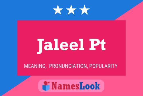 ملصق اسم Jaleel Pt