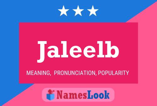 ملصق اسم Jaleelb