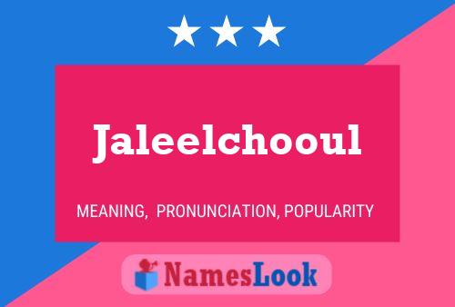 ملصق اسم Jaleelchooul