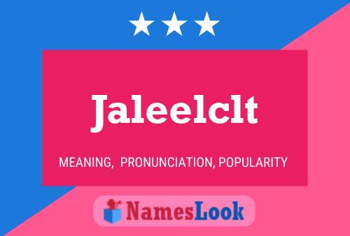 ملصق اسم Jaleelclt