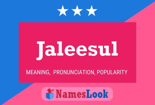 ملصق اسم Jaleesul