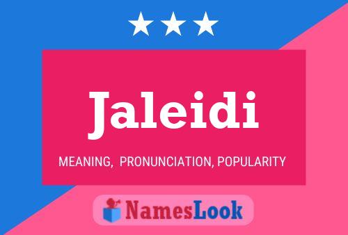 ملصق اسم Jaleidi