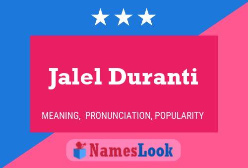 ملصق اسم Jalel Duranti