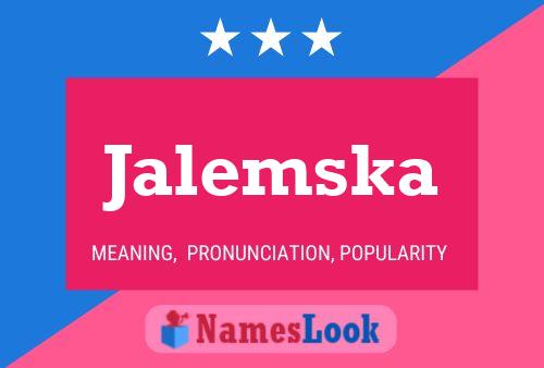 ملصق اسم Jalemska