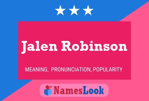 ملصق اسم Jalen Robinson