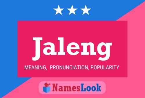 ملصق اسم Jaleng