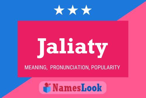 ملصق اسم Jaliaty