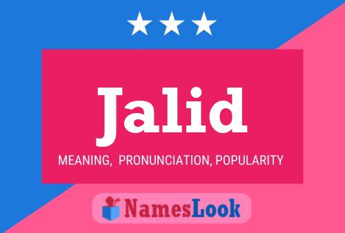 ملصق اسم Jalid