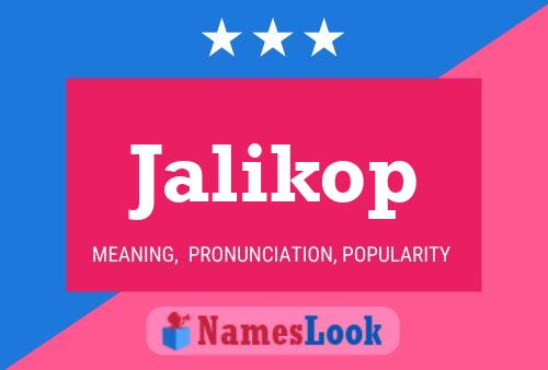 ملصق اسم Jalikop