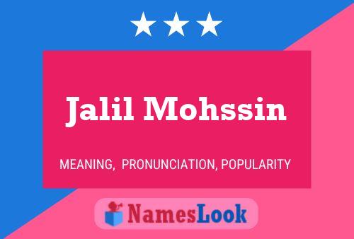 ملصق اسم Jalil Mohssin