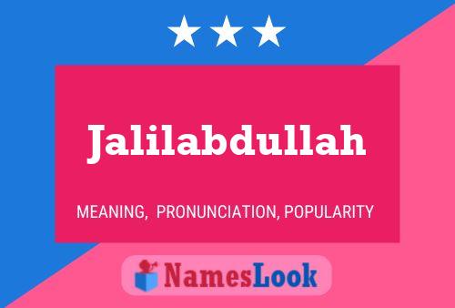 ملصق اسم Jalilabdullah