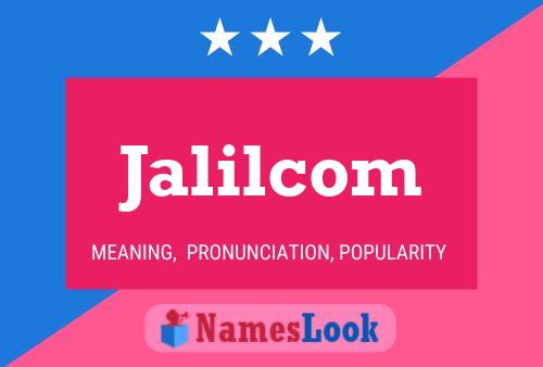 ملصق اسم Jalilcom