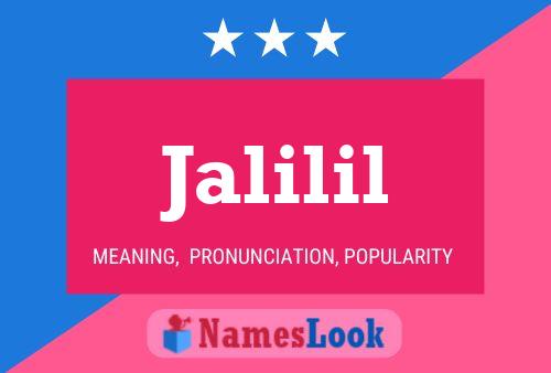 ملصق اسم Jalilil