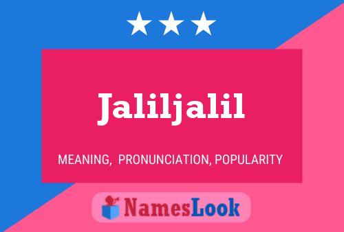 ملصق اسم Jaliljalil