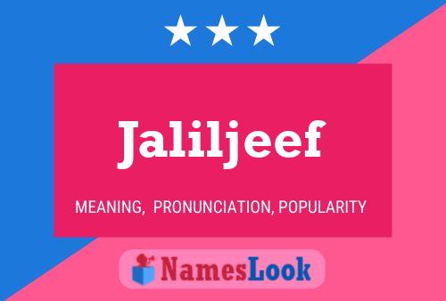 ملصق اسم Jaliljeef