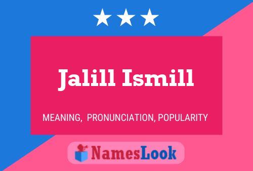 ملصق اسم Jalill Ismill