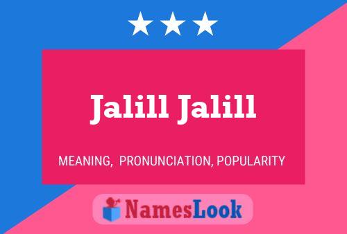 ملصق اسم Jalill Jalill