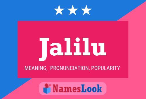 ملصق اسم Jalilu