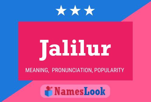 ملصق اسم Jalilur