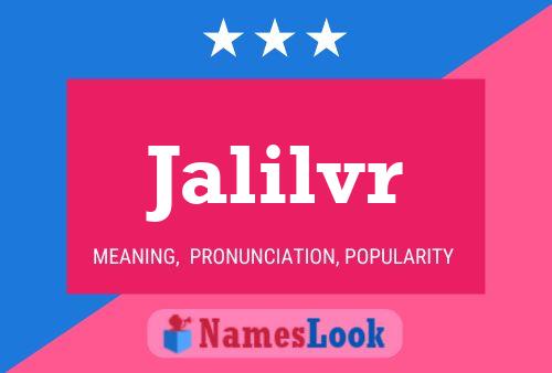 ملصق اسم Jalilvr