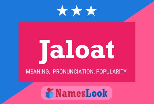 ملصق اسم Jaloat