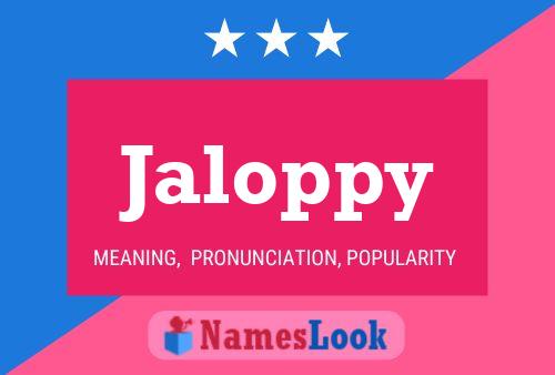 ملصق اسم Jaloppy