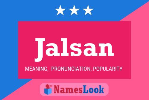 ملصق اسم Jalsan