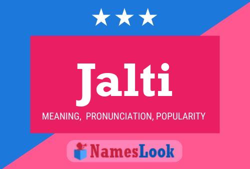 ملصق اسم Jalti