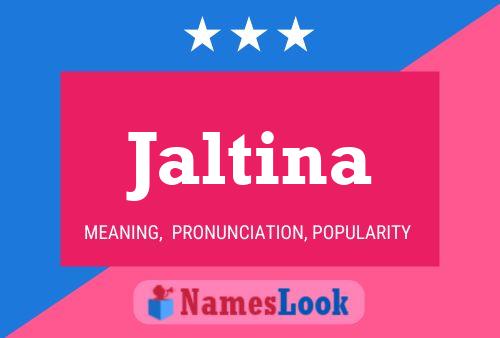 ملصق اسم Jaltina