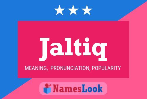 ملصق اسم Jaltiq