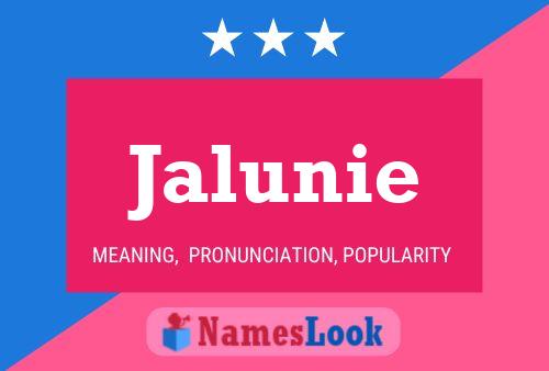 ملصق اسم Jalunie