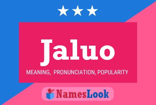 ملصق اسم Jaluo